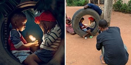 Фотограф из Нигерии показывает, что на самом деле происходит за кадром идеальных фоток в Инстаграме