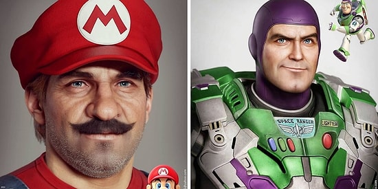 Художник показал, как бы выглядели известные персонажи, будь они в реальной жизни (15 картинок)