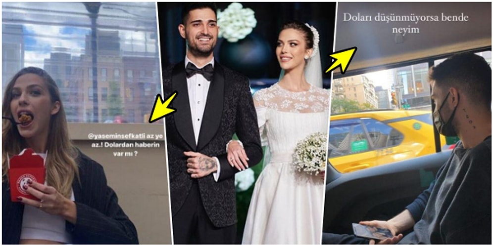 Balayı İçin New York'u Tercih Eden İdo Tatlıses ile Yasemin Şefkatli Çiftinden Güldüren 'Dolar' Göndermesi!