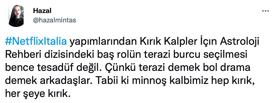 Burc Ve Yildiz Gucune Inananlara Ilac Niteliginde Yeni Netflix Dizisi Kirik Kalpler Icin Astroloji Rehberi