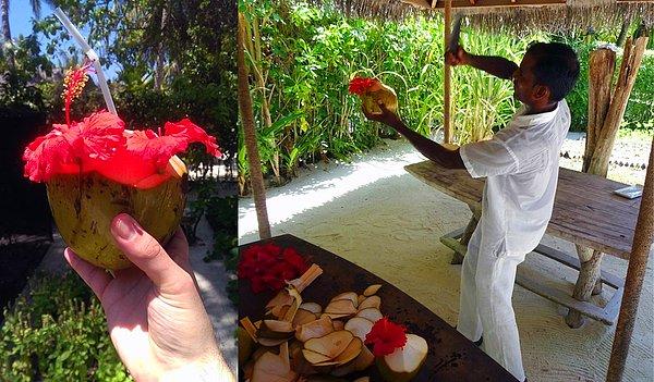 5. Her an her yerde en iyi hindistan cevizi suyunu içmenizi sağlayacak hindistan cevizi uzmanı Coconut Guru'lar bulunuyor.
