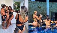 Turabi'nin Havuzda Kadınlarla Çekildiği Fotoğrafı Olay Oldu! Dan Bilzerian'a Benzetildi...