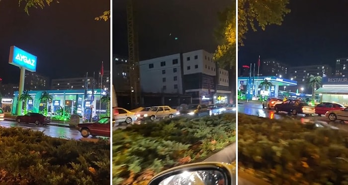 LPG'ye Gelecek Zam Haberini Duyan Vatandaşlar İstasyonların Önünde Uzun Kuyruklar Oluşturdu