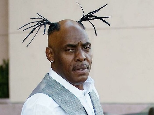12. Coolio'nun imzası haline gelen bu saçı.