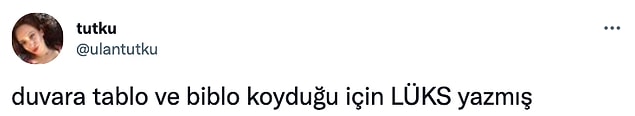 Herkesin lüks kavramı farklı tabii.