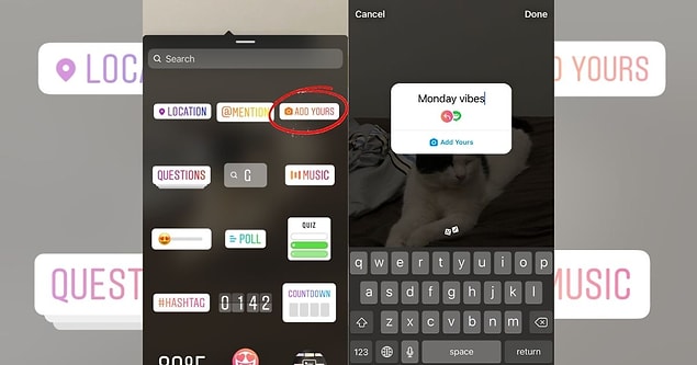 Kullanıcılar arasındaki etkiletişimi daha sıkı tutabilmek için böyle bir atılımda bulunan Instagram, soru-cevap ve çıkartmaların yanı sıra böyle bir yenilik sundu.