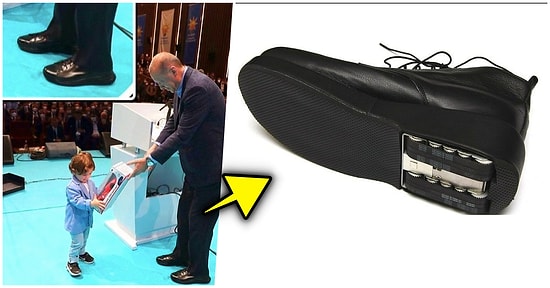 Yürümekte Zorlandığı Görüntüleri Viral Olan Cumhurbaşkanı Erdoğan’ın Denge Ayakkabısı Kullandığı İddia Edildi!