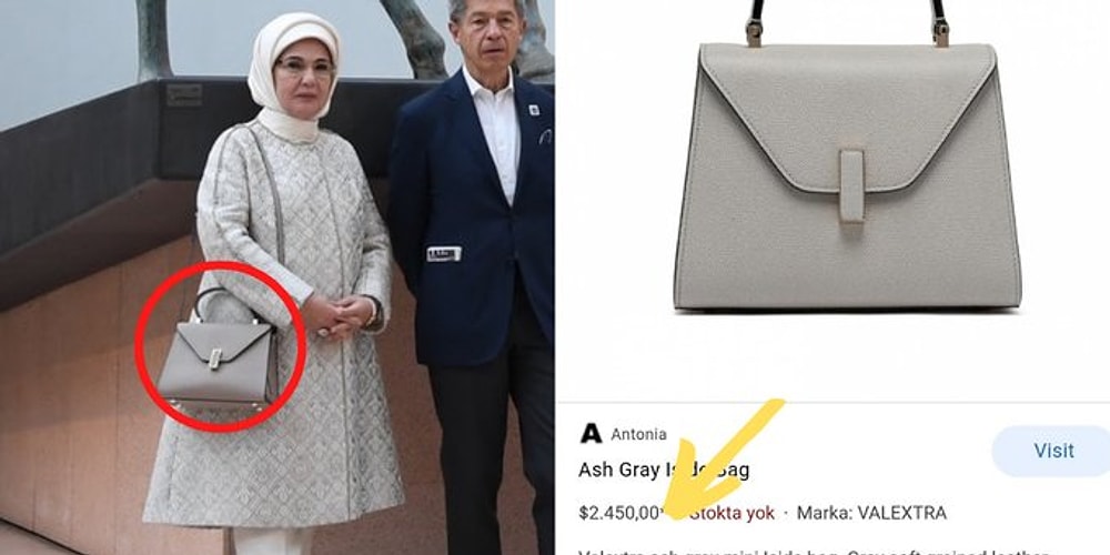 10 Asgari Ücret! İsraf Açıklaması Yapan Emine Erdoğan'ın Roma Gezisinde Taktığı Çantanın Fiyatı