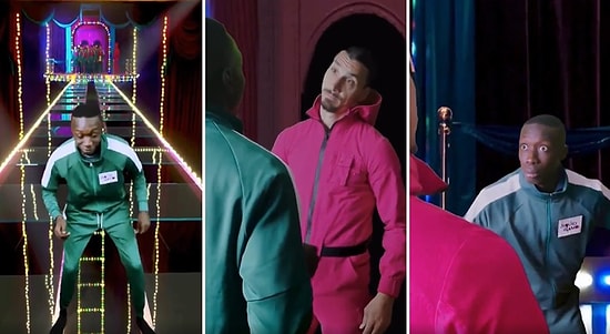 İbrahimovic ve TikTok Fenomeni Khaby Lame'den Squid Game Videosu: 'Kuralları Zlatan Belirliyor'