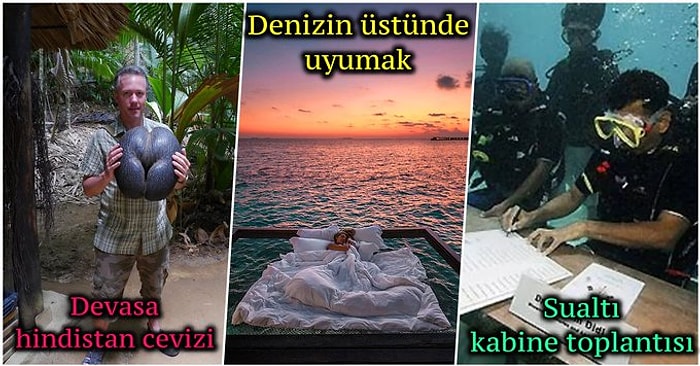 Dünyada Sadece Maldivler'de Karşılaşabileceğiniz Birbirinden Fantastik 15 Durum