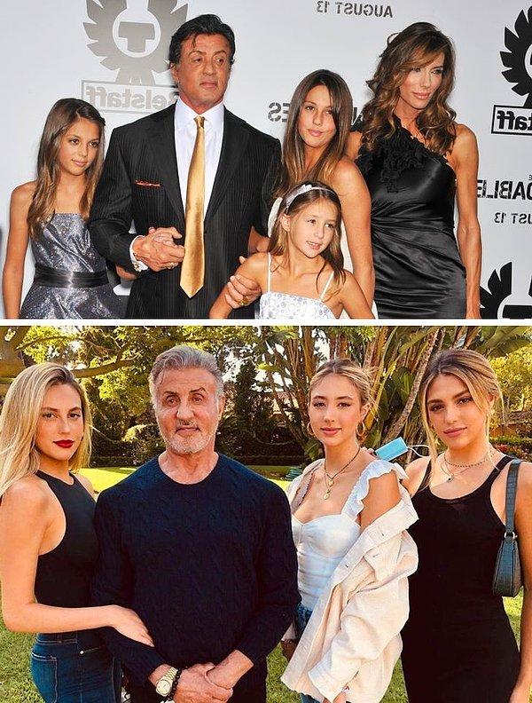 2. Sylvester Stallone'un kızları Scarlet, Sophia ve Sistine Stallone