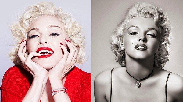 Marilyn'in beklenmedik ölümünden yaklaşık 6 hafta önce Bern Stern'in çektiği karelerden ilham alınan konseptte ünlü fotoğrafçı Steven Klein'ın kadrajına Madonna geçti.