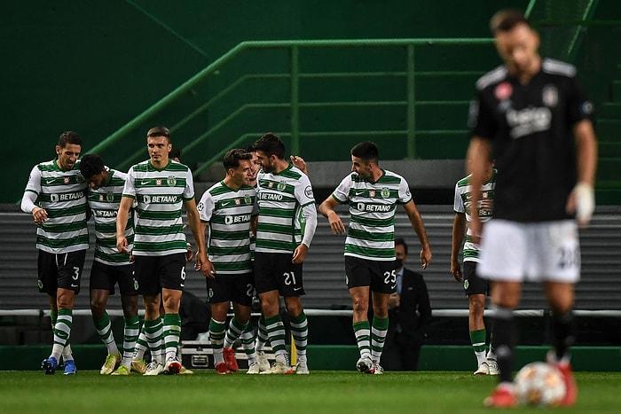 Büyük Hüsran! Beşiktaş,  Portekiz Deplasmanında Sporting Lizbon'a 4-0 Yenildi