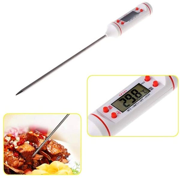 14. Joytech Dijital batırmalı gıda yemek mutfak termometresi ile kusursuz sıcaklığa ulaşın...