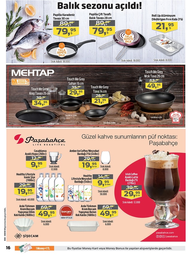 56. Papilla Çift Taraflı Balık Tavası 28 Cm 79,95 TL.