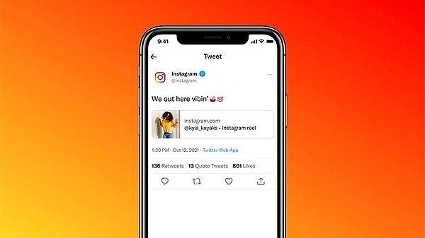 Geçtiğimiz günlerde Sen de Ekle özelliği ile kullanıcılarına yeni bir özelliğin kapılarını aralayan Instagram, şimdi de Twitter kullanan kullanıcıları için bir yenilik geliştirdi.