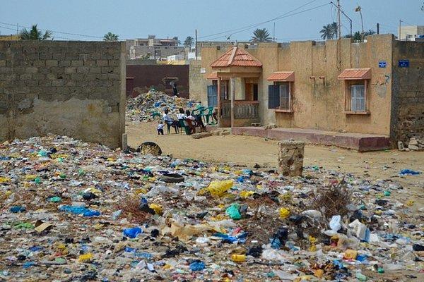 5. Senegal'in Dakar kentinde 1968'den beri büyüyen çöplük: