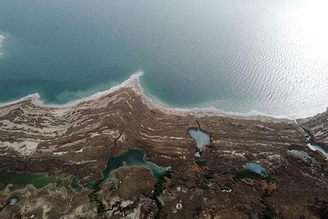 Fotoğraflar Felaketi Ortaya Çıkardı: Küresel Isınma Arttıkça Lut Gölü Buharlaşıyor