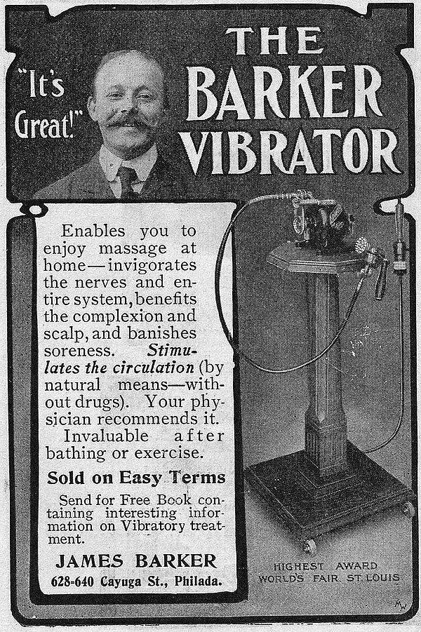2. Vibratörler 1869 yılında aslında histeri hastası kadınları tedavi etmek amacıyla medikal amaçlarla üretilmiş, ileriki yıllarda kullanım amacının dışına çıkmışlardır.