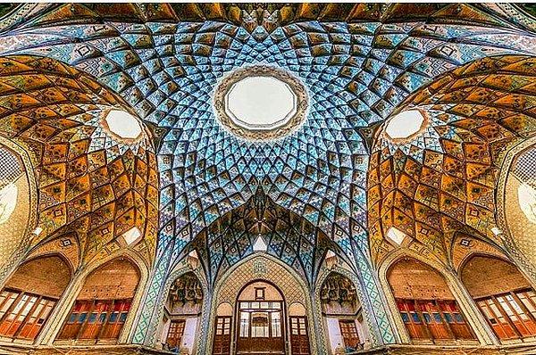 8. 17. yüzyılda inşa edilen ve İran'da bulunan Kashan Pazarı'nın muazzam ötesi detayları: