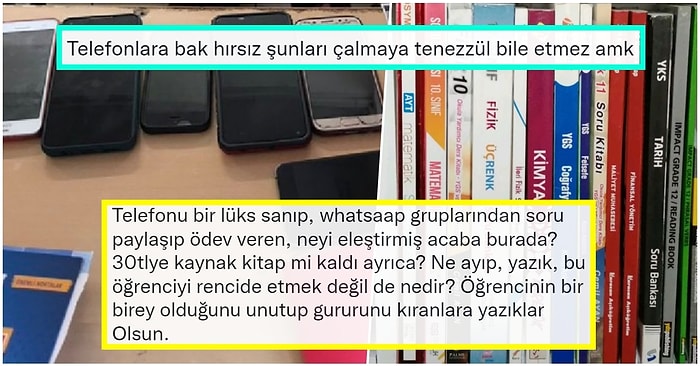 Öğrencilerin Kaynak Kitapları Almayıp Telefon Kullandıklarını Söyleyen Öğretmen Tartışma Yarattı!