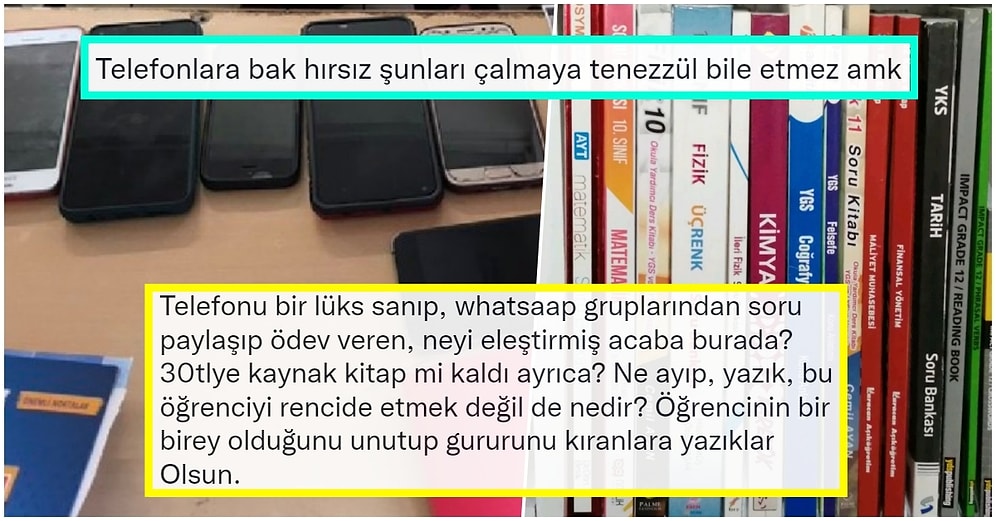 Öğrencilerin Kaynak Kitapları Almayıp Telefon Kullandıklarını Söyleyen Öğretmen Tartışma Yarattı!