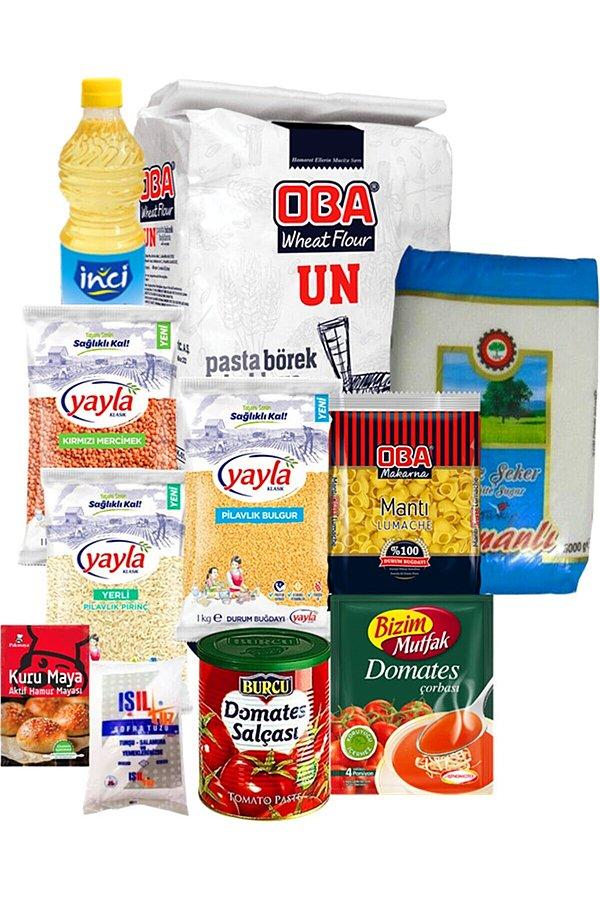 3. OBA ekonomik gıda paketi ile mutfağınızın temel ihtiyaçlarını uygun fiyata karşılayın.