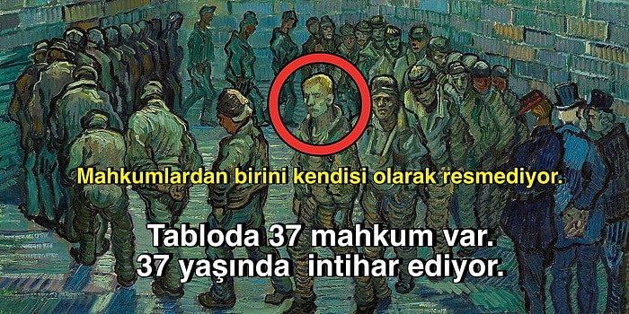 Van Gogh'un İntiharından Önce Yarattığı ve Gizemiyle İç Sıkıntısına Ortak Eden Tablo: Tutuklular Çemberi