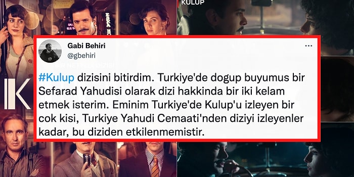 Netflix'in Yerli Yapımı Kulüp'ü İzleyen Bir Sefarad Yahudisinin Görüşlerini Anlattığı Etkileyici Paylaşımı