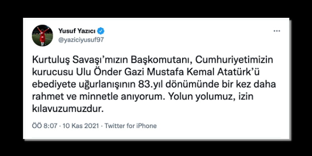 Fikirlerin Rehberimiz! Spor Camiasının Mustafa Kemal Atatürk'ü Andığı Duygulandıran 10 Kasım Paylaşımları