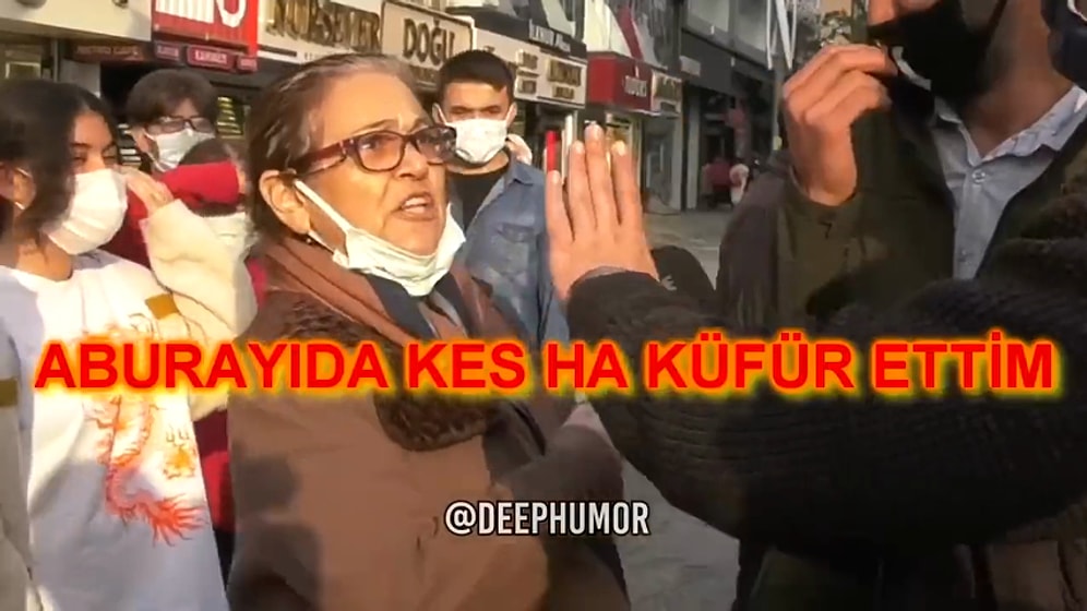 'Şükredin' Diyen Dayıya 'Niye Saraydakiler Şükretmiyor?' Diye Soran Teyze: 'Bu da Sana Kapak Olsun'