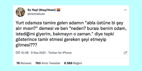 Yurt Odasındaki Öğrenciye Üstüne Bir Şeyler Giymesini Söyleyen Tamirci Tartışma Yarattı