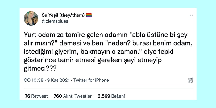 Yurt Odasındaki Öğrenciye Üstüne Bir Şeyler Giymesini Söyleyen Tamirci Tartışma Yarattı