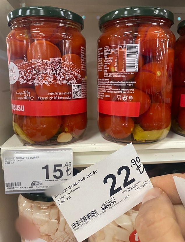 Domates turşusu bu kadar eder mi? İnsaf!