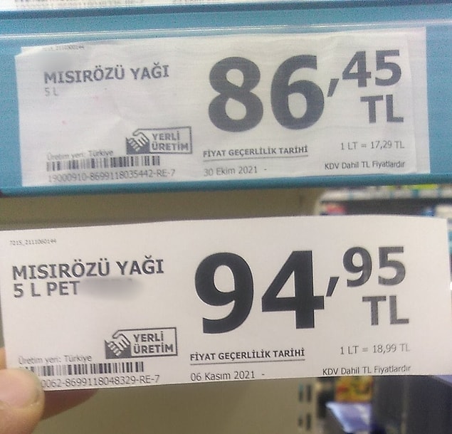 Kıytırık yağ bile alamayacağız.