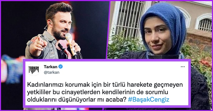 Megastar Tarkan, Can Göktuğ Boz Tarafından Katledilen Başak Cengiz Cinayetine ve Tüm Yetkililere İsyan Etti!