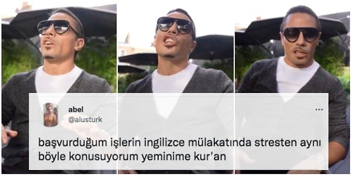 Her Zaman Konuşmayan Nusret'in İngilizce Konuşurken Yaptığı İlginç Hareketler Çok Fena Dillere Düştü