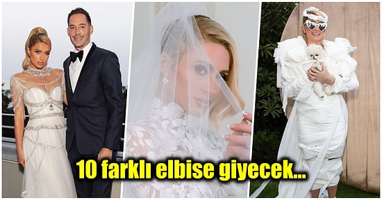 Dört Kez Nişanlanan Paris Hilton 3 Gün 3 Gece Sürecek Olan İhtişamlı Bir Düğünle Dünya Evine Girdi!