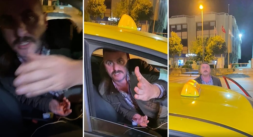 'Burası Sadece Karşıya Gidiyor' Diyerek Yolcu Almayan ve Almadığı Yolcuya da Küfür Eden Taksici