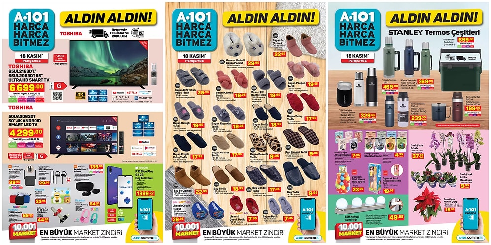18 Kasım 2021 A101 Aldın Aldın Kataloğu