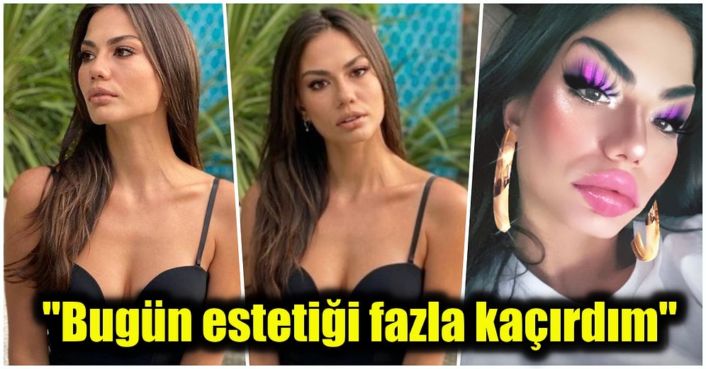 Demet Özdemir'in 'Bugün Estetiği Fazla Kaçırdım' Diyerek Yaptığı Paylaşım Görenleri Epey Güldürdü!