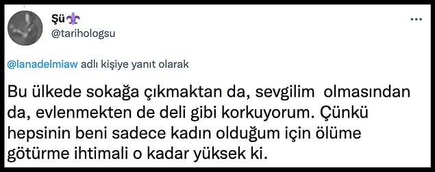 5. Sadece bir kadın olarak var olmamız bile yetiyor tüm bu endişeleri yaşamamıza.