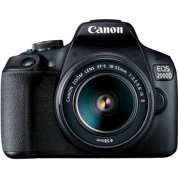 5. Canon EOS 2000D + EF-S 18-55mm f/3.5-5.6 DC III Fotoğraf Makinesi