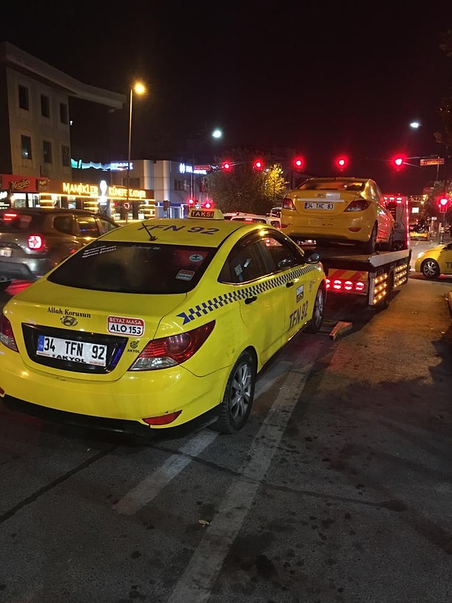 Diğer taksi sürücülerine de ceza yağdı