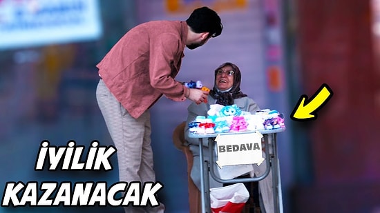 Sokakta Satıcılık Yapan İnsanların Tüm Ürünlerini Satın Alarak Yardım Etmeye Çalışan Güzel İnsanlar