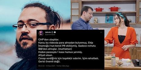 Ekrem İmamoğlu'nun Yemek Videosuna Tepki Gösteren Jahrein, Sosyal Medyada Sert Eleştiri Yağmuruna Tutuldu!