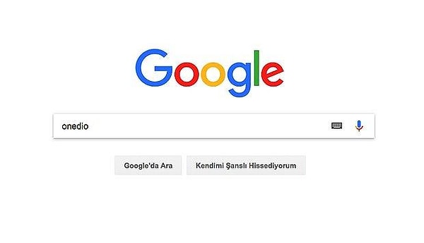 Google toplam 5,7 milyon aramaya tanık oluyor.