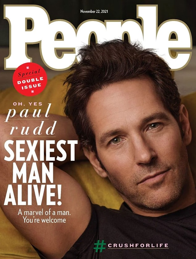27. Veee son olarak bu senenin birincisi Paul Rudd!