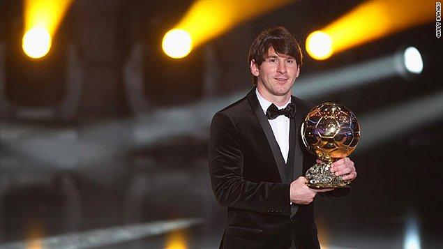 5. Peki Messi ilk defa yılın futbolcusu seçildiğinde kaç yaşındaydı?