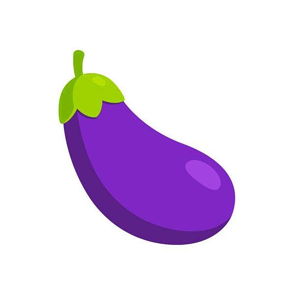 1. Patlıcan deyip geçmeyin. Bu emojinin anlamı sadece sebze değil!